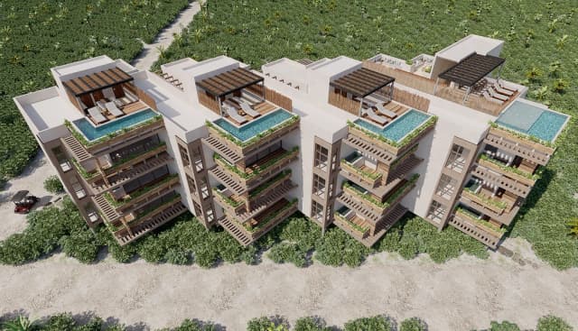Departamentos de Inversión en Venta en la Isla Holbox en Quintana Roo