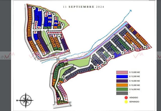 Terreno en Venta en Yerbaniz, Santiago, Nuevo León