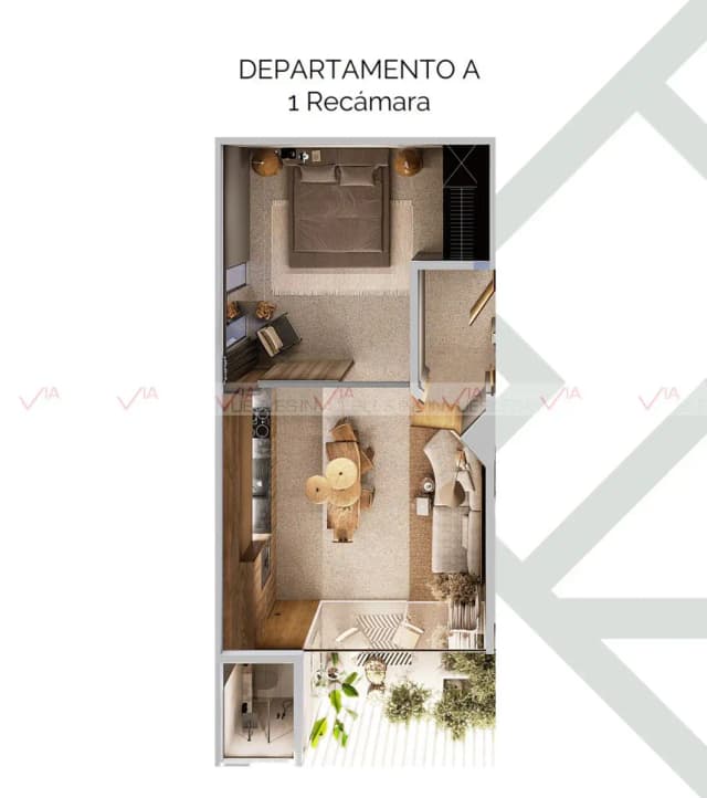 Departamento en Venta en Luis Donaldo Colosio, Playa del Carmen, Quintana Roo