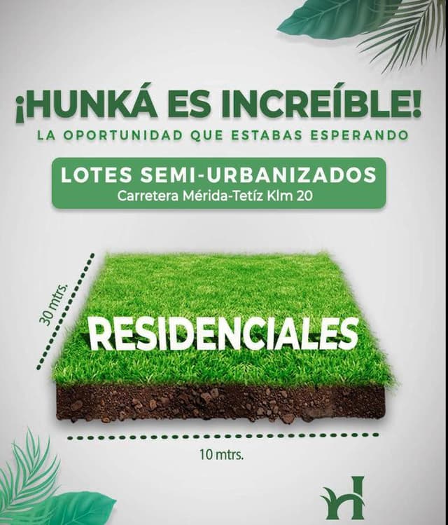 semiurbanizados con acceso directo, luz subterránea, financiamiento directo