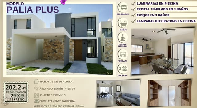 casa en venta- Dzitya- 4 habits- privada con seguridad y amenidades- ya habitada