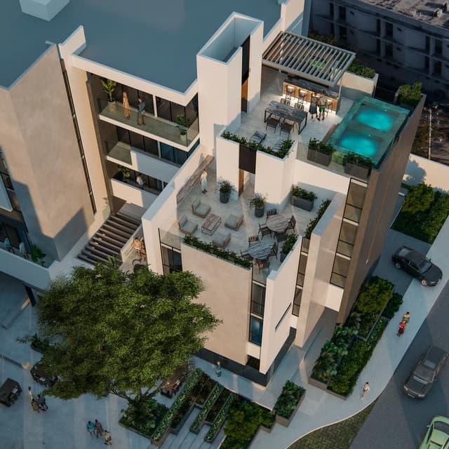 Departamento en Temozon Norte, Mérida_Con amenidades