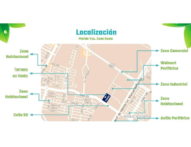 Terreno en Venta, Merida, Caucel ¡CERCA DE PERIFERICO!