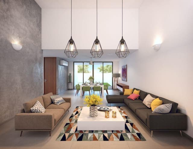 Privada Temozón Norte, modelo E (dos pisos)