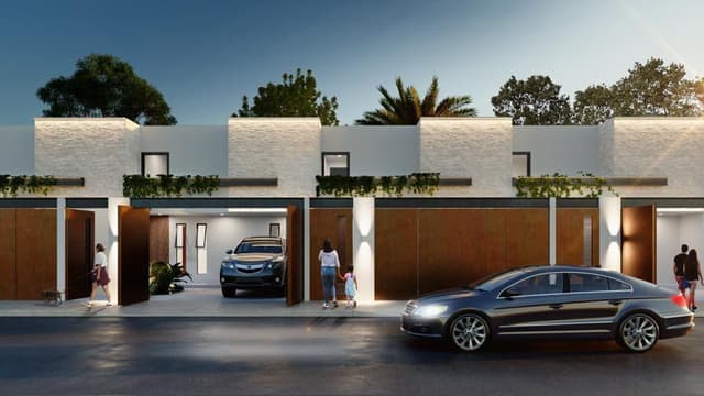 Casa en venta en Temozon norte, Merida_ diseño townhouse