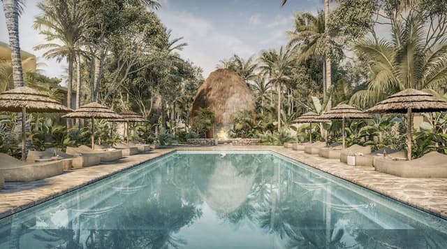 LUJO, ESPACIO Y COMODIDAD | DEPARTAMENTO 3BR | PISCINA Y JARDIN PRIVADO | SELVA DE TULUM