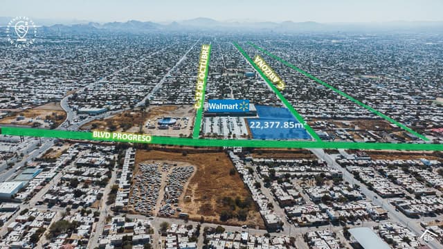 Terreno en venta en Blvd. Progreso, Colonia Heberto Castillo en Hermosillo, Son.