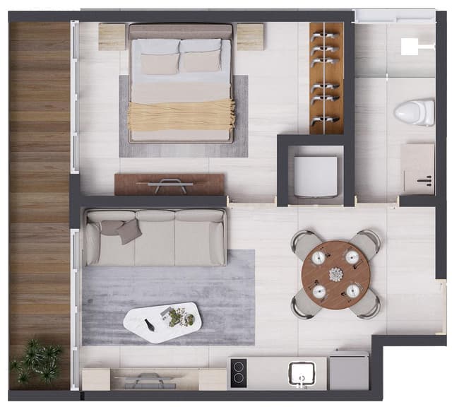 INCREIBLE DEPARTAMENTO 1 BR | ZONA SEGURA | PLAYA DEL CARMEN