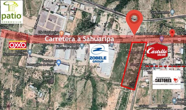 Terreno en venta en Parque Industrial, Carretera a Sahuaripa, Hermosillo, Sonora