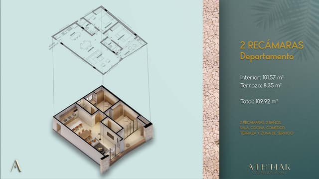 INVIERTE EN LO MEJOR | ESTUPENDO DEPARTAMENTO 2BR | AMENIDADES EXCLUSIVAS | EN LA MARAVILLOSA ISLA DE COZUMEL