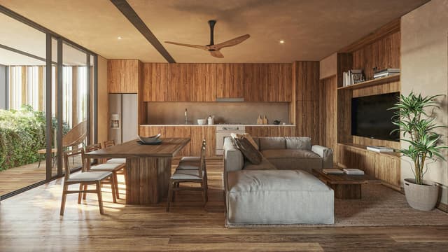 ¡Elegancia y Estilo en Este Sofisticado Desarrollo de 2 Recámaras con Doble Terraza y Jardinera en Tulum!