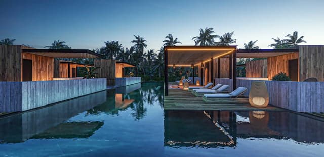 Vistas Excepcionales: Garden House 3 Habitaciones con Terraza Triple y Balcon en Playa del Carmen