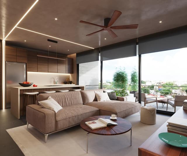 GRANDIOSO Y COMODO DEPARTAMENTO 1BR| TERRAZA PRIVADA | ZONA PLAYA DEL CARMEN