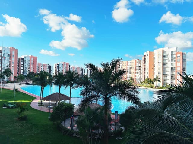 VENTA HERMOSO DEPARTAMENTO EN DREAM LAGOONS GRAN OPORTUNIDAD AV 135 POLIGONO SUR