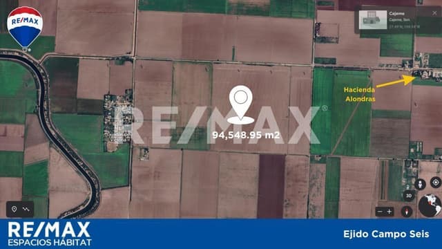 Terreno Rustico en venta en Ejido Campo Seis, Cajeme, Sonora.