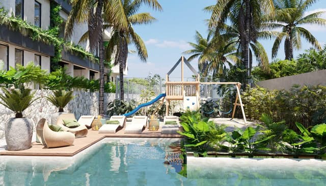 APARTAMENTO DE 1 HABITACIÓN EN EXCLUSIVO DESARROLLO DE CANCÚN CON AMENIDADES EXCEPCIONALES