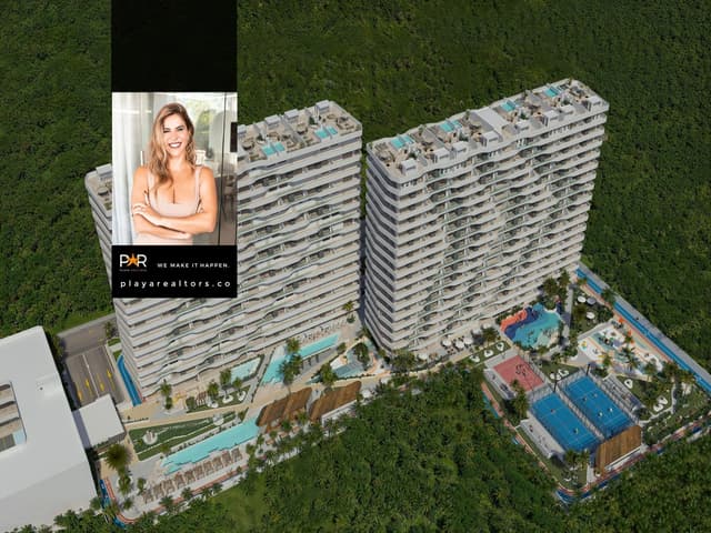 Moderno Apartamento de Esquina de 2 Habitaciones con Oasis de Terraza en Cancún