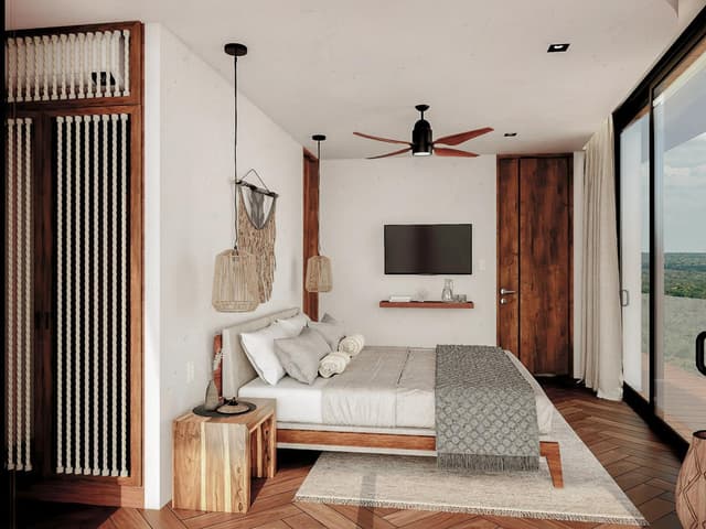 Apartamento Espacioso de 2 Dormitorios con Terraza y Vistas Espectaculares en Tankah Bay