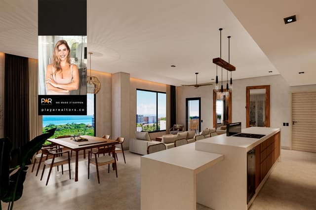 Vive el Lujo: Departamento con Vista Espectacular al Mar en Playa del Carmen