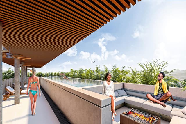 Vive la Elegancia en Playa del Carmen: Penthouse Moderno con Vista al Mar y Alberca Infinita