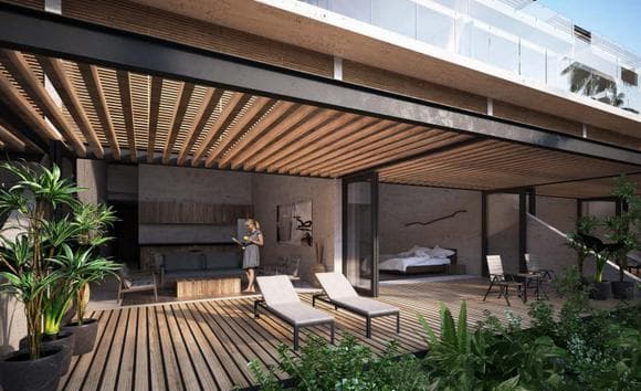 Penthouse de Ensueño en Playacar: Terraza, Roof Garden y Más