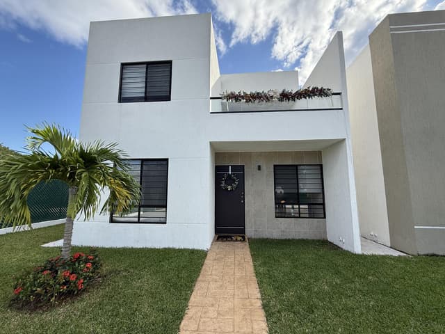 casa nueva en venta en Merida, 3 habits, dos pisos- aceptamos créditos