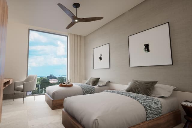 Apartamento de 3 Recámaras con Balcón, Vista al Océano y Acceso a Amenidades Exclusivas