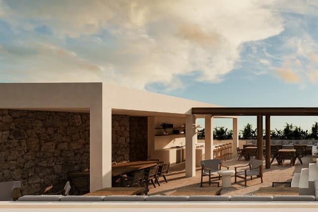 Tranquilo Apartamento de 2 Recámaras con Vistas al Amanecer en la Selva desde tu Terraza en Tulum