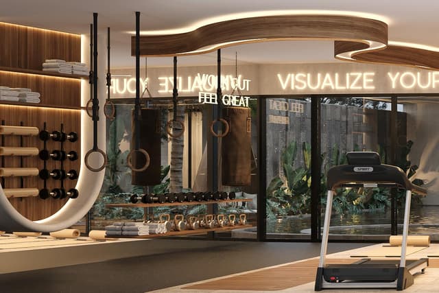 Estudio Contemporáneo con Terraza en la Exclusiva Aldea Zamá