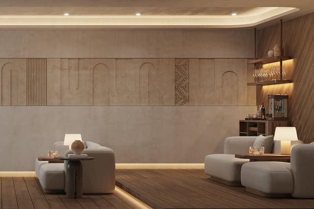 Estudio Contemporáneo con Terraza en la Exclusiva Aldea Zamá