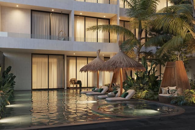 Moderno Apartamento de 2 Dormitorios con Terraza y Diseño Único en Tulum
