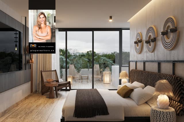 Sereno Apartamento de 2 Dormitorios con Terraza en Aldea Zamá