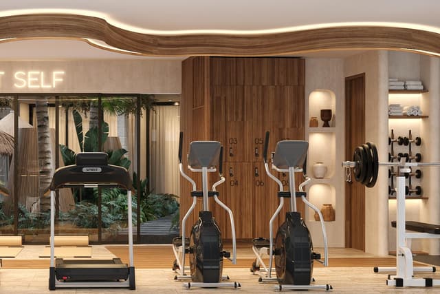 Espacioso Refugio de 2 Habitaciones con Terraza Soleada en la Exclusiva Aldea Zamá