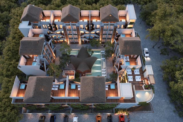 Vida Serena en el Jardín: Amplia Residencia en Planta Baja de 2 Recámaras con Jacuzzi Privado y Piscina en el Patio Central