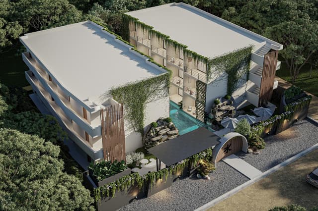 Lujo con Acceso a la Piscina: Elegante Estudio con Balcón en el Paraíso Tropical de Tulum