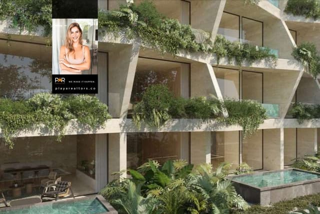 Lujo en Planta Baja: Departamento de 2 Recámaras con Terraza y Acceso Privado a la Piscina en Tulum