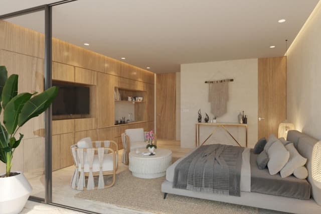 Estudio Lujoso: Departamento con Terraza Expansiva y Piscina Infinita en Tulum