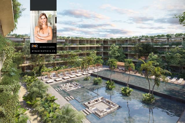 Estudio Tropical: Departamento con Terraza Expansiva y Facilidades Estilo Resort en Tulum