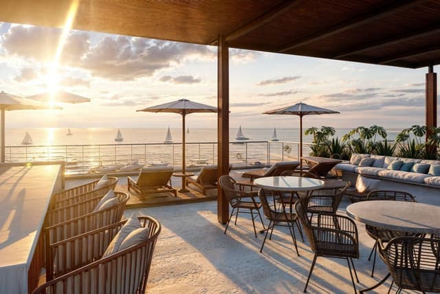 Vida Urbana Chic: Studio Apartamento con Elegante Balcón en Playa del Carmen