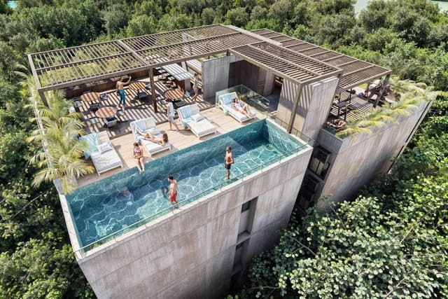 Refugio Estiloso: 1 Recámara con Balcón, a Pasos de las Playas del Caribe