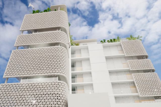 Contemporáneo Penthouse de 2 Habitaciones con Terrazas Amplias y Vida Sostenible en Playa del Carmen