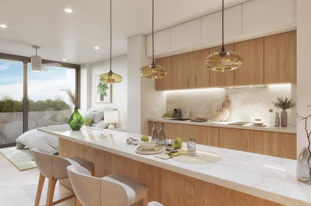 Elegante Apartamento de 2 Recámaras con Terraza y Roof Garden en el Centro de Playa del Carmen