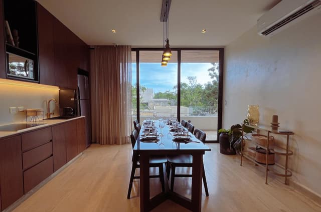 Diseño Flexible: Departamento de 2 Habitaciones con Balcón Privado y Lock-Off en Tulum