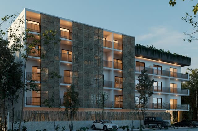 Elegante Estudio Penthouse con Jardín Secreto en la Azotea en Tulum