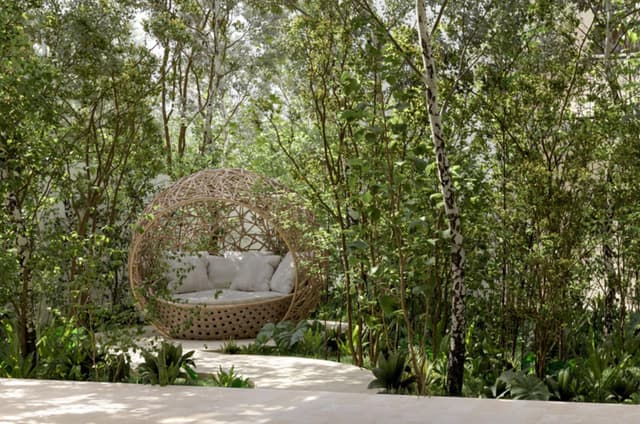 Tranquilo Estudio Penthouse con Vegetación Privada en la Azotea en Tulum