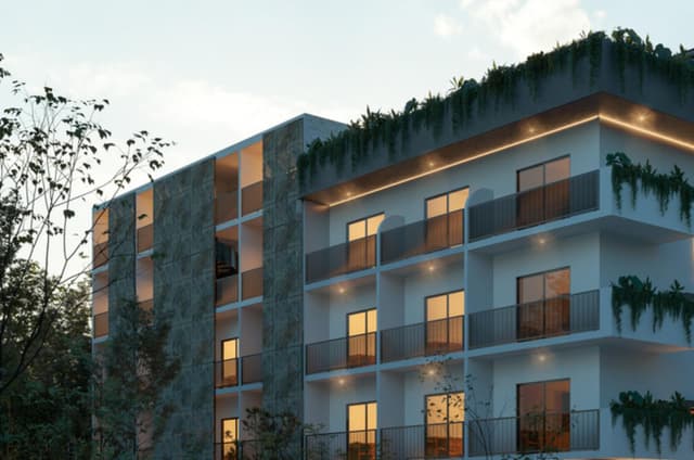 Íntimo Estudio Penthouse con Jardín Exclusivo en la Azotea en Tulum