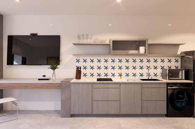 Amplio Departamento de 1 Recámara con Terraza: A 700 Metros del Mar en Playa del Carmen