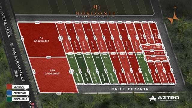 Terreno en venta en Horizontes Dzitya, al norte de Merida