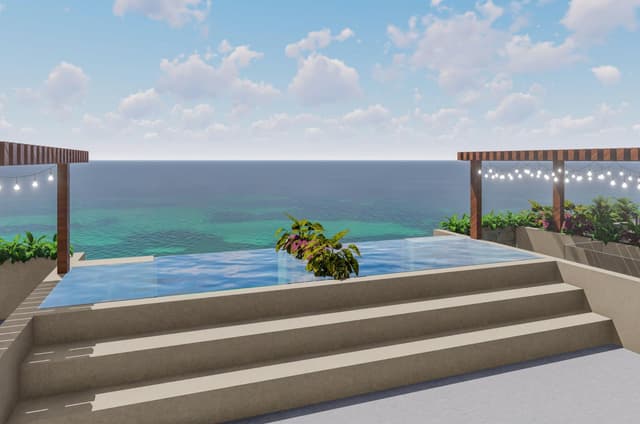 Lujoso Refugio de 1 Recámara con Acceso Privado a la Playa en Mahahual