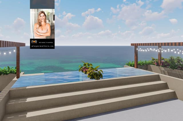 Exclusivo Apartamento de 1 Recámara con Acceso Directo a la Playa y Piscina en la Azotea